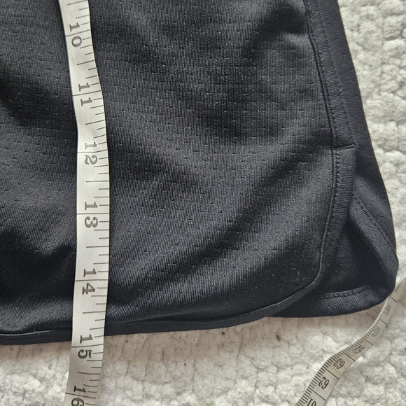 Athleta  Skort Tennis Skirt Black With Scroll Design and Front Pockets Size XL - Picture 10 of 10
